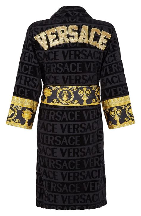 versace robe black